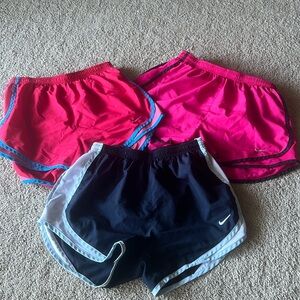 3 pairs of Nike Shorts, size small